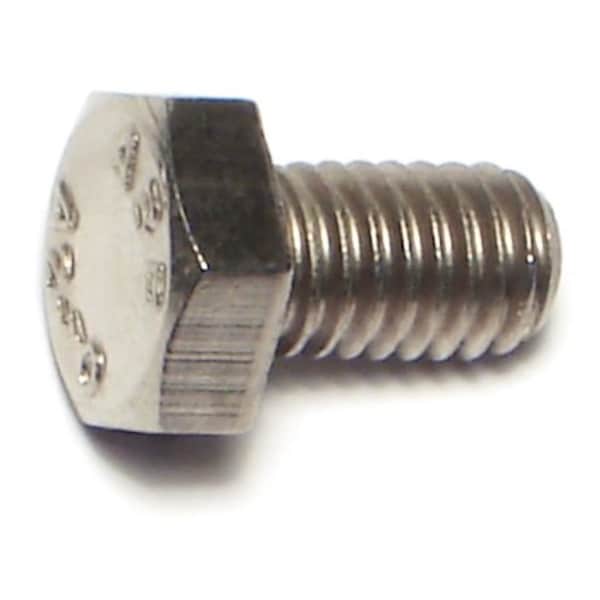 Midwest Fastener A2, M6-1.00 Hex Head Cap Screw, Plain Stainless Steel, 10 mm L, 10 PK 69701 - main